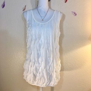 Double take white top